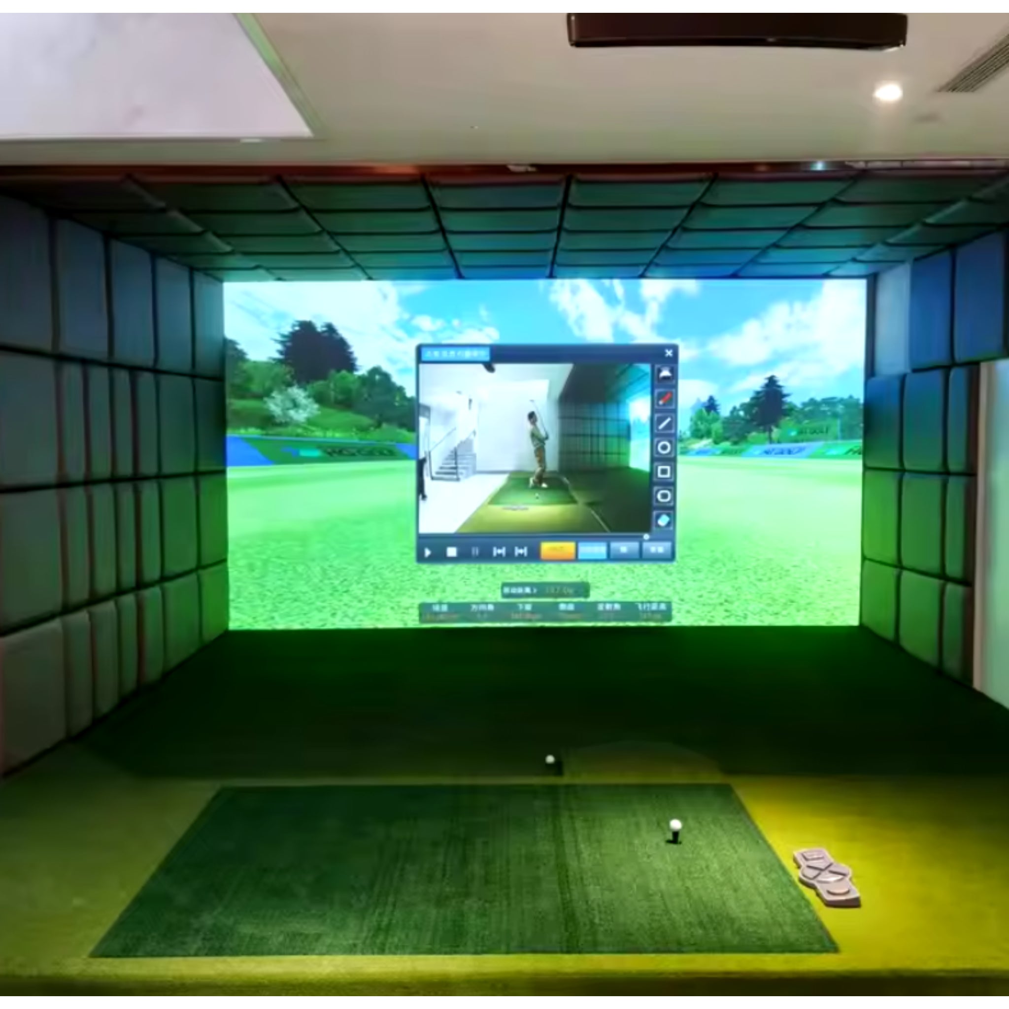 ZenithZone 360 Virtual Golf Booth