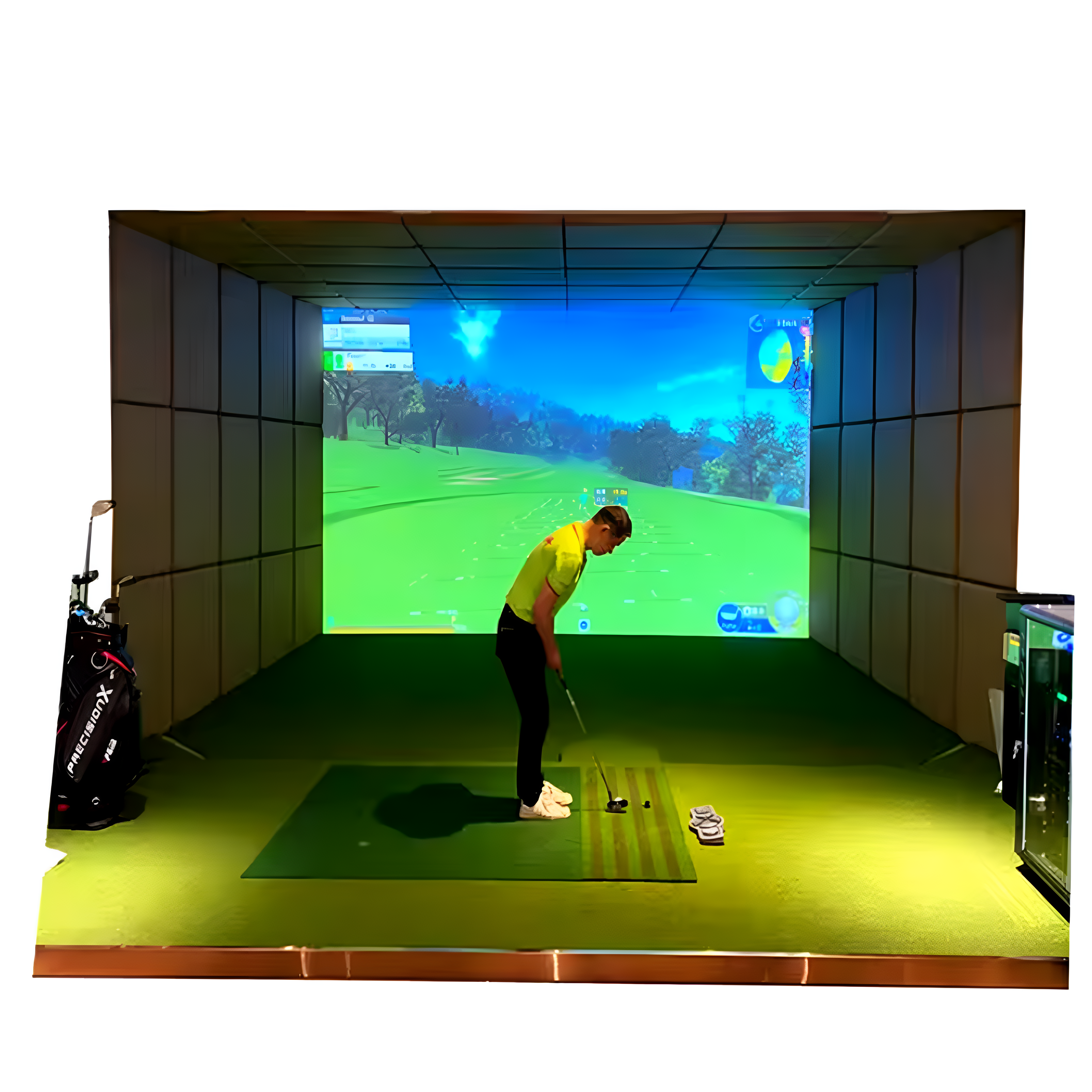 ZenithZone 360 Virtual Golf Booth